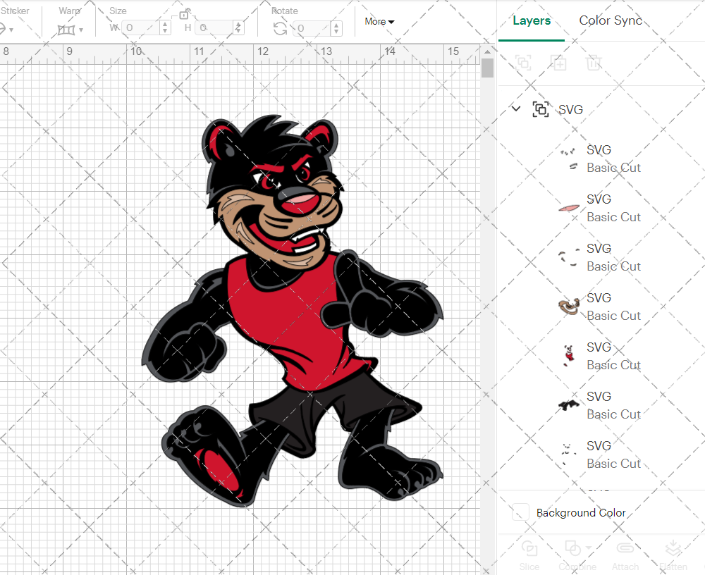 Cincinnati Bearcats Mascot 2015, Svg, Dxf, Eps, Png - SvgShopArt
