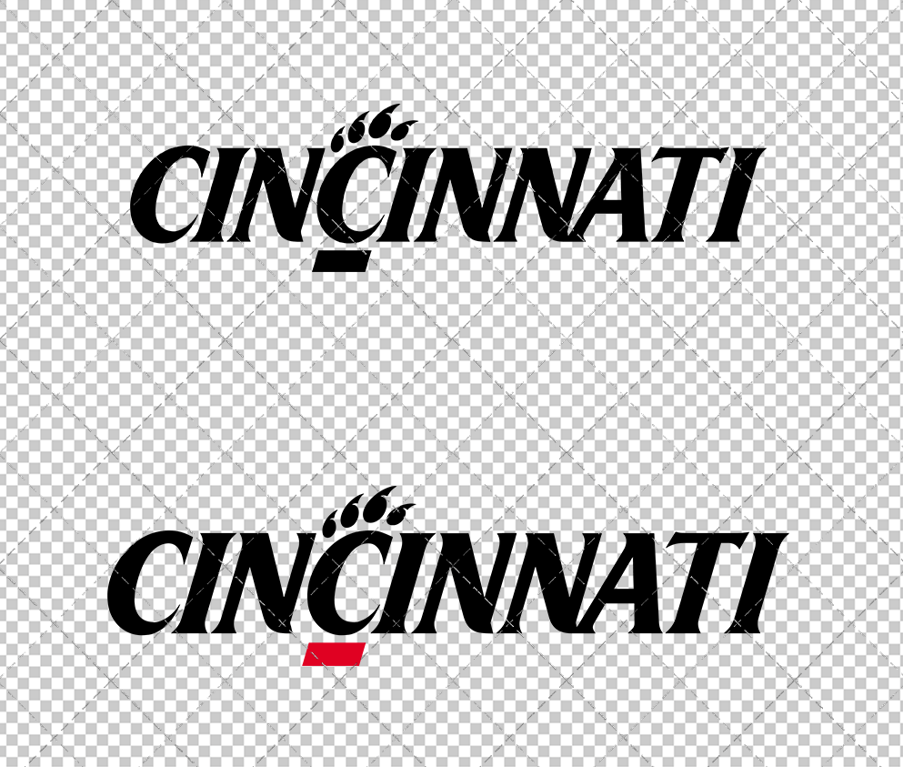 Cincinnati Bearcats Wordmark 2005 003, Svg, Dxf, Eps, Png - SvgShopArt