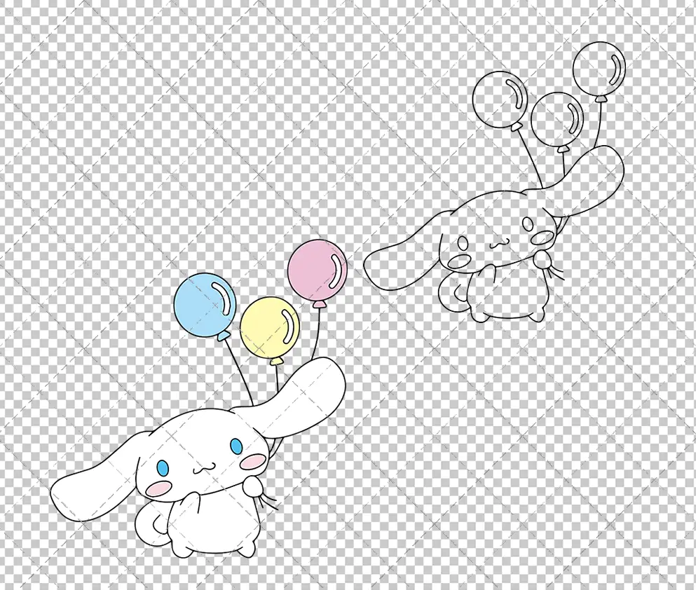 Cinnamoroll - Sanrio 004, Svg, Dxf, Eps, Png SvgShopArt