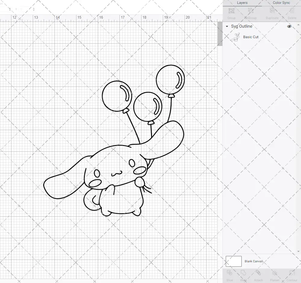 Cinnamoroll - Sanrio 004, Svg, Dxf, Eps, Png SvgShopArt