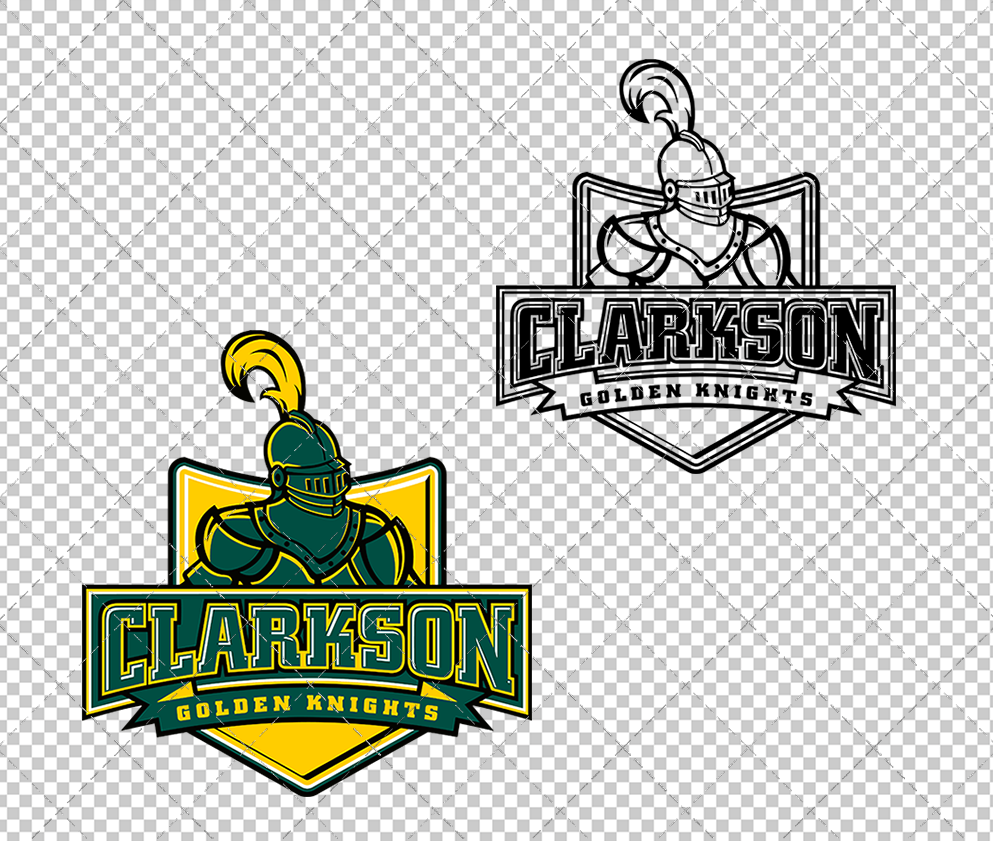 Clarkson Golden Knights 2004, Svg, Dxf, Eps, Png - SvgShopArt