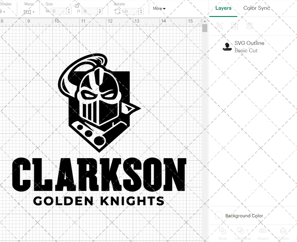 Clarkson Golden Knights Alternate 2019 004, Svg, Dxf, Eps, Png - SvgShopArt