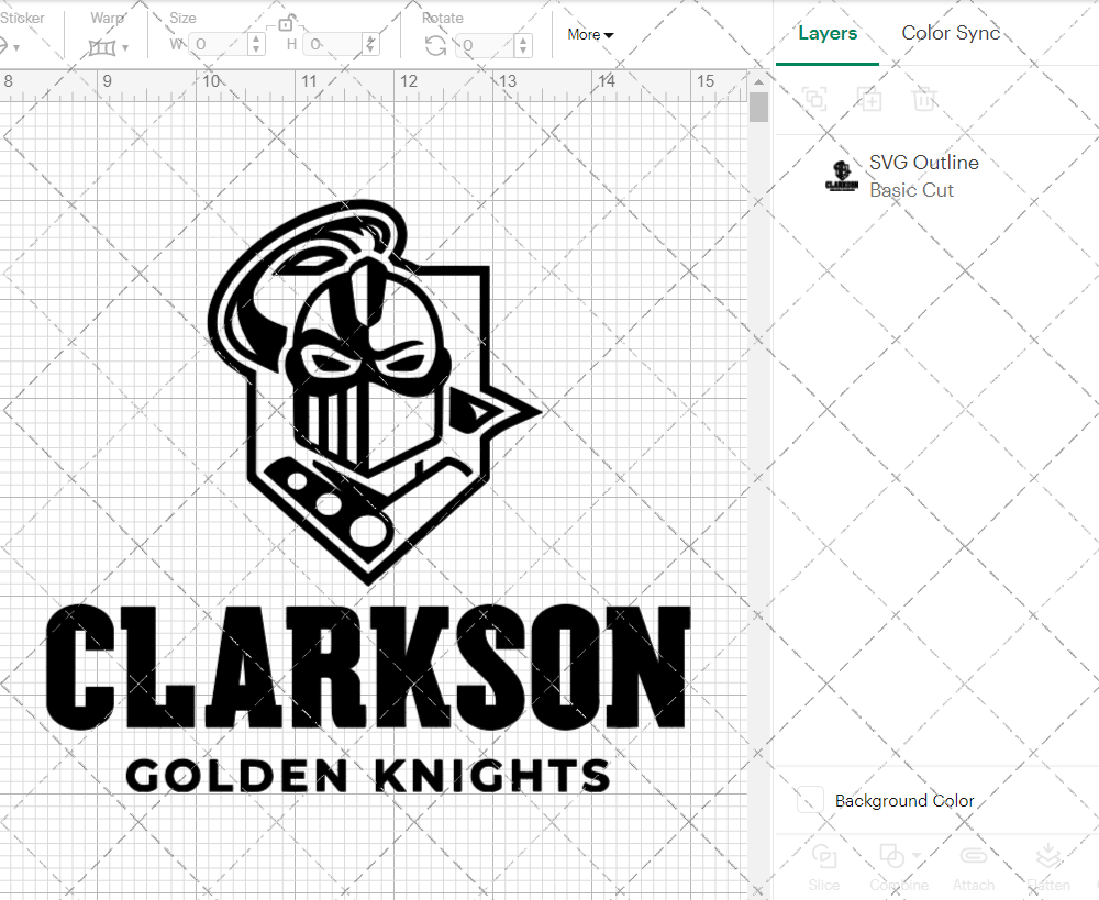 Clarkson Golden Knights Alternate 2019 005, Svg, Dxf, Eps, Png - SvgShopArt