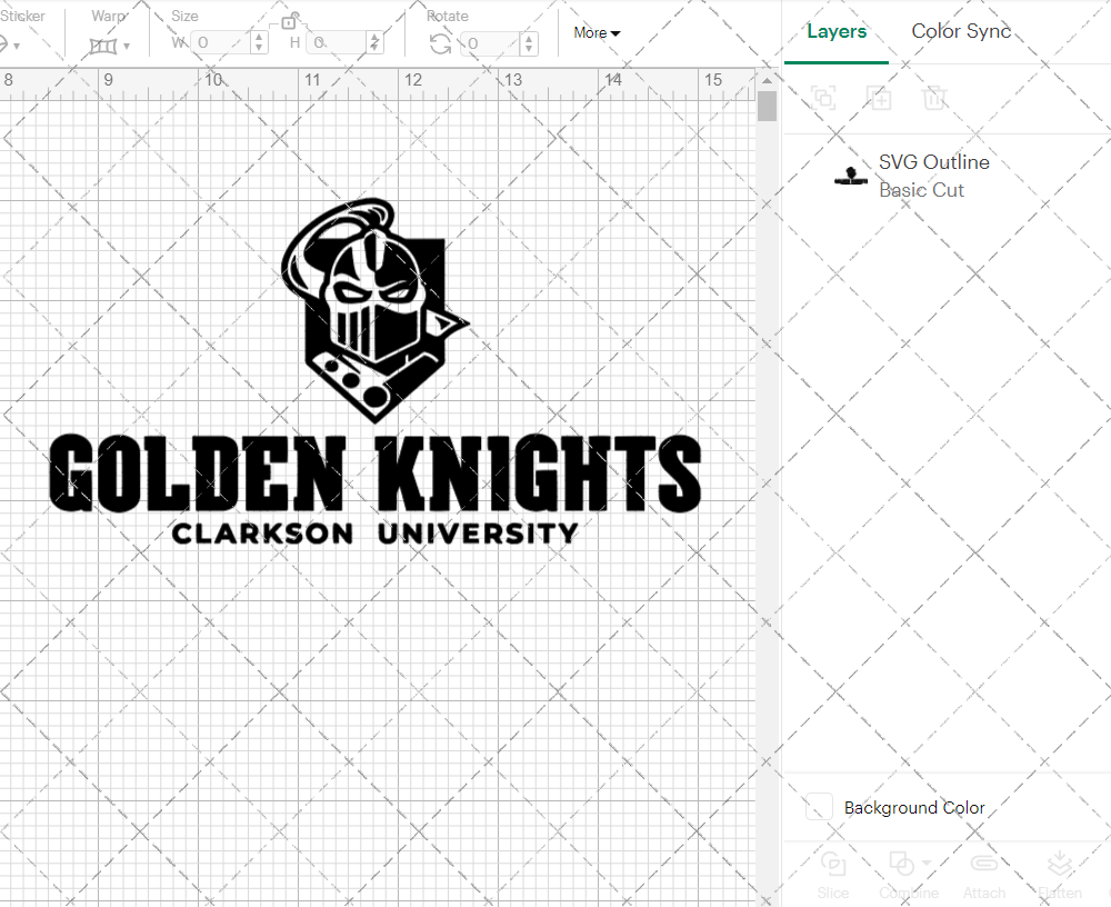 Clarkson Golden Knights Alternate 2019 013, Svg, Dxf, Eps, Png - SvgShopArt