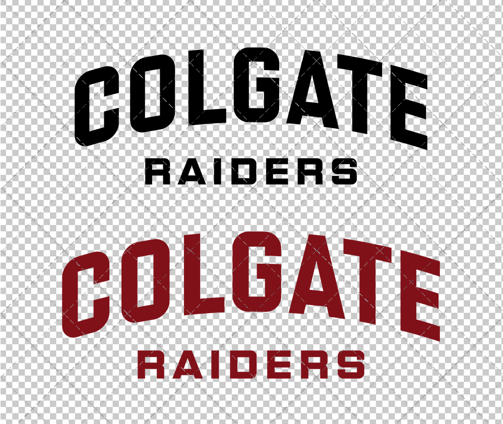 Colgate Raiders Wordmark 2020 015, Svg, Dxf, Eps, Png - SvgShopArt