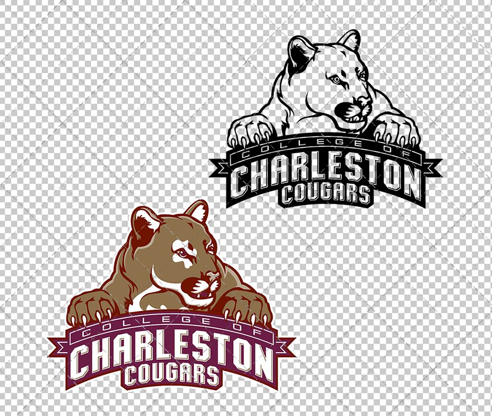 College of Charleston Cougars 2003, Svg, Dxf, Eps, Png - SvgShopArt