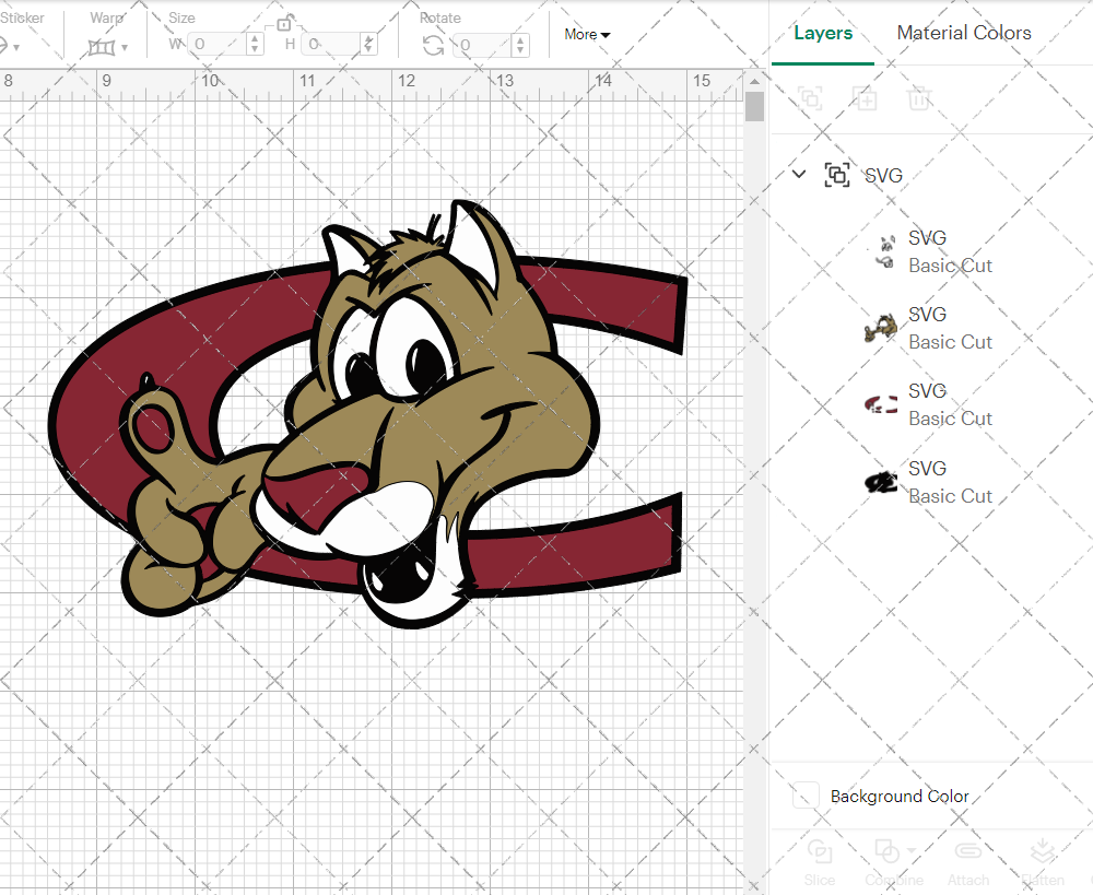 College of Charleston Cougars Mascot 1997 002, Svg, Dxf, Eps, Png - SvgShopArt