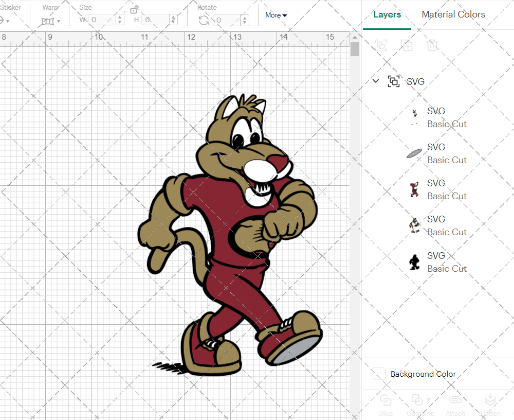 College of Charleston Cougars Mascot 1997 004, Svg, Dxf, Eps, Png - SvgShopArt