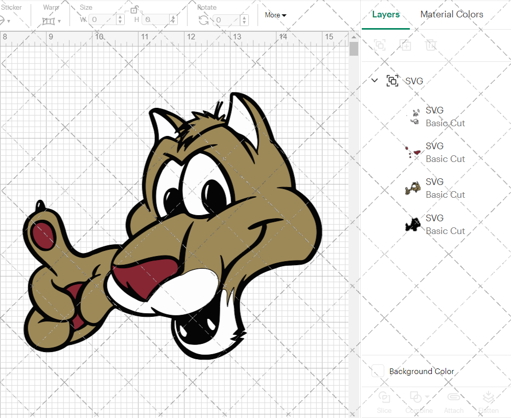 College of Charleston Cougars Mascot 1997, Svg, Dxf, Eps, Png - SvgShopArt
