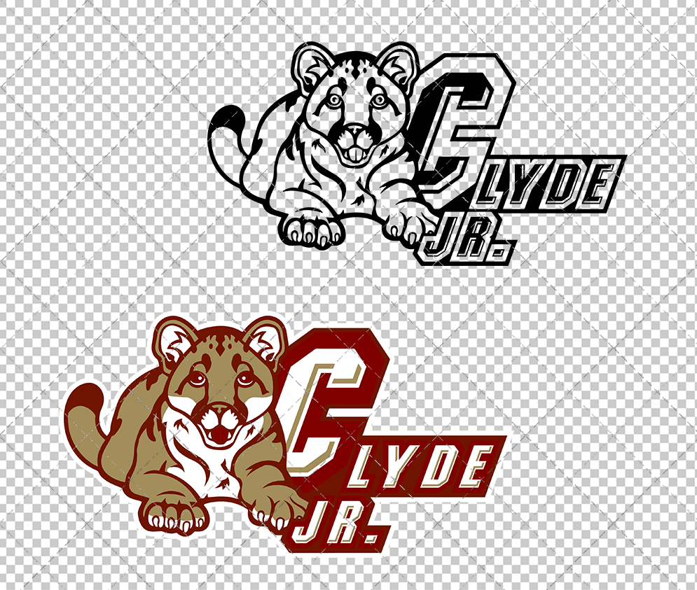 College of Charleston Cougars Mascot 2008, Svg, Dxf, Eps, Png - SvgShopArt