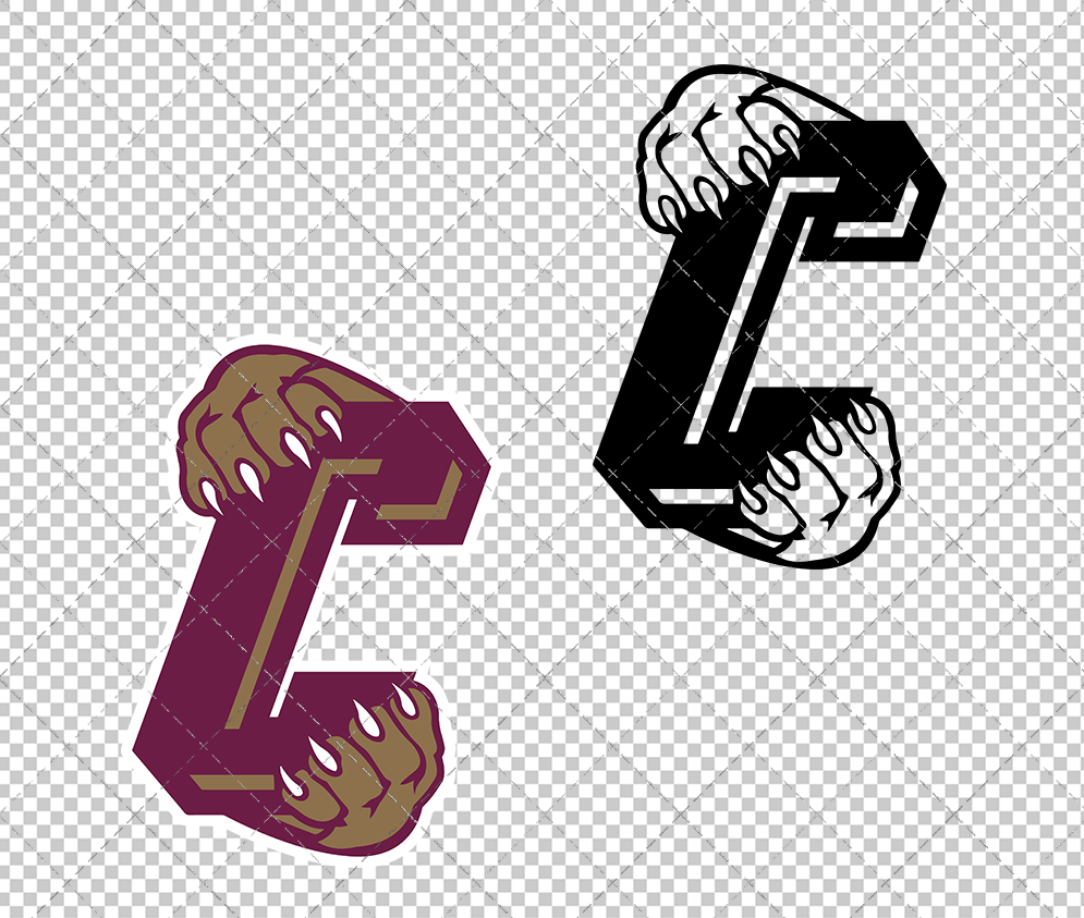 College of Charleston Cougars Secondary 2003 003, Svg, Dxf, Eps, Png - SvgShopArt