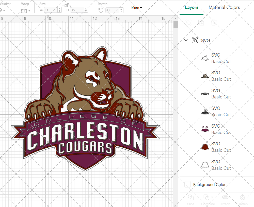 College of Charleston Cougars Secondary 2003 005, Svg, Dxf, Eps, Png - SvgShopArt
