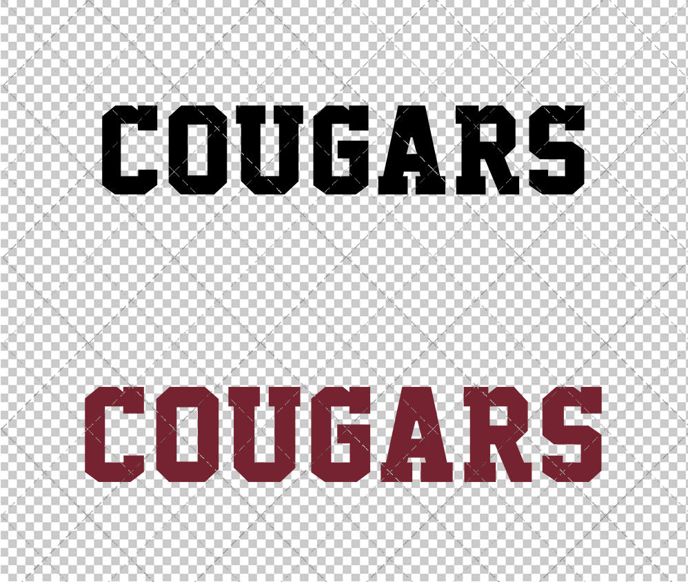 College of Charleston Cougars Wordmark 2013 008, Svg, Dxf, Eps, Png - SvgShopArt