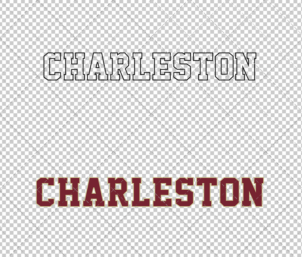 College of Charleston Cougars Wordmark 2013, Svg, Dxf, Eps, Png - SvgShopArt