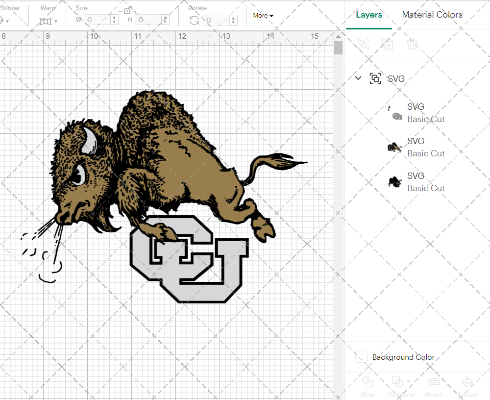 Colorado Buffaloes Alternate 1948 002, Svg, Dxf, Eps, Png - SvgShopArt