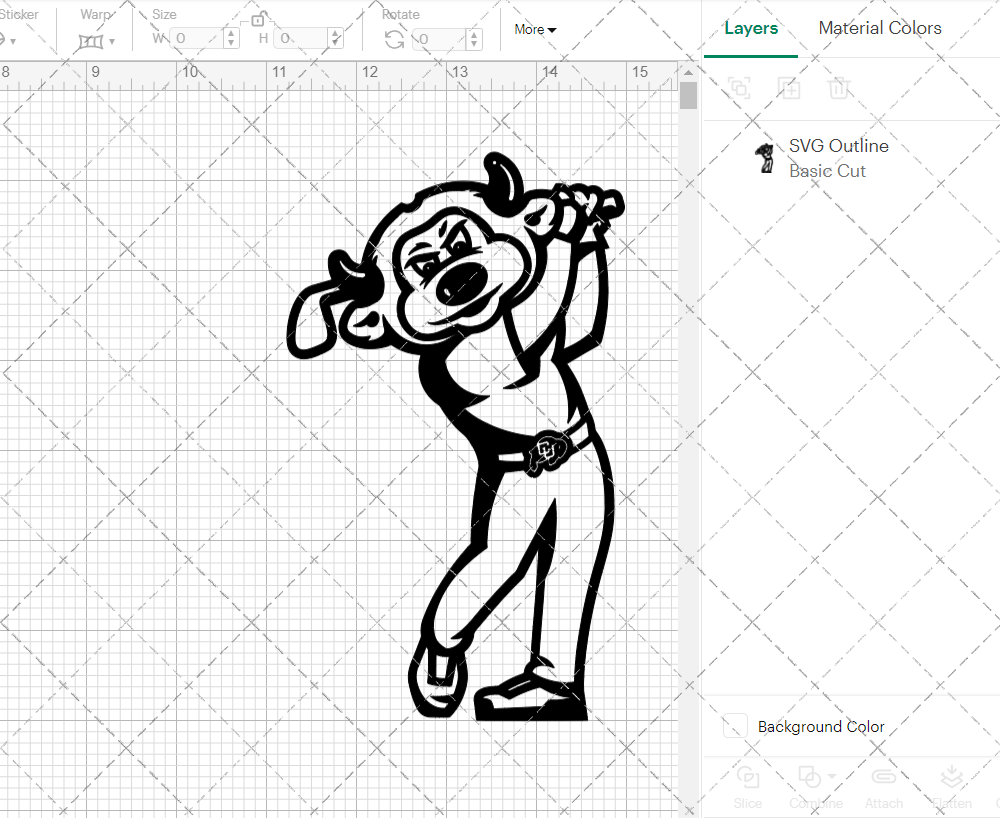 Colorado Buffaloes Mascot 2018, Svg, Dxf, Eps, Png - SvgShopArt