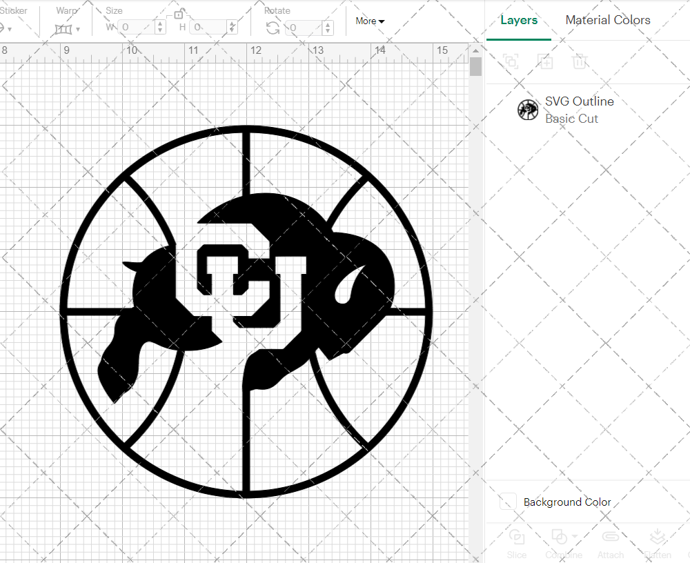 Colorado Buffaloes Secondary 1981 002, Svg, Dxf, Eps, Png - SvgShopArt