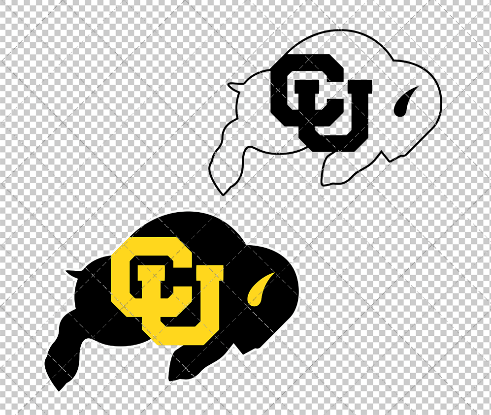 Colorado Buffaloes Secondary 1985 002, Svg, Dxf, Eps, Png - SvgShopArt