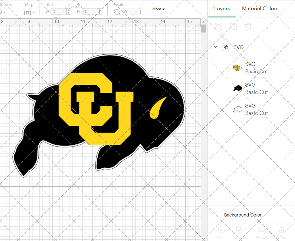 Colorado Buffaloes Secondary 1985 002, Svg, Dxf, Eps, Png - SvgShopArt