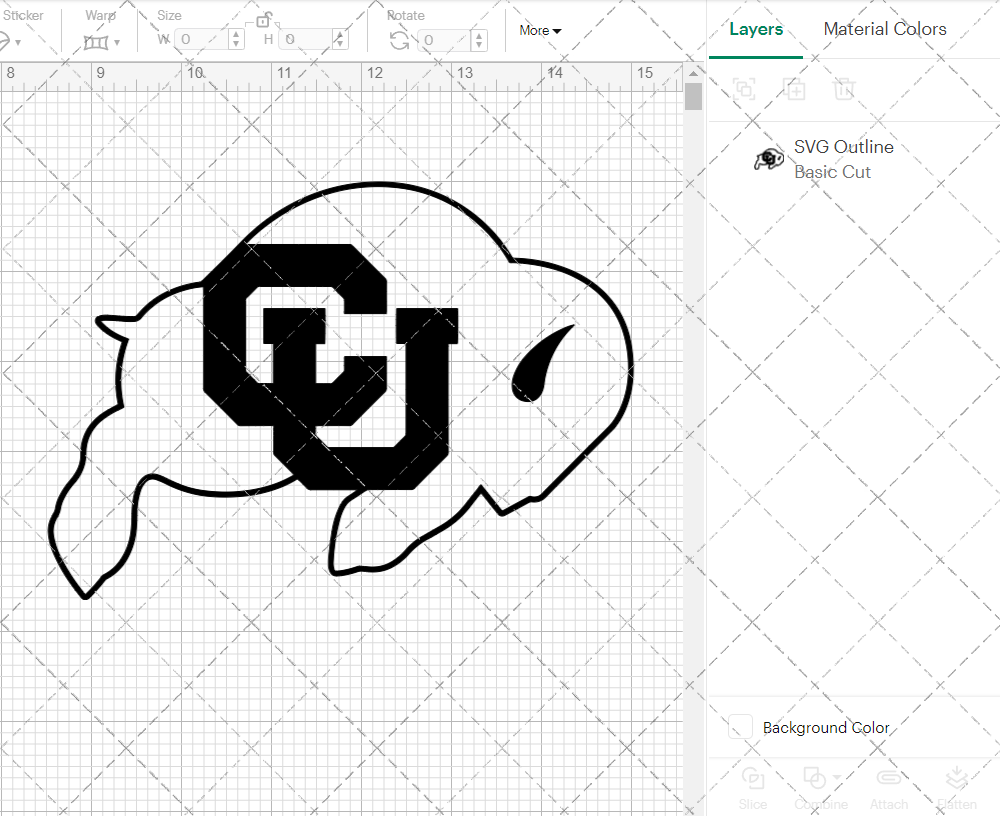 Colorado Buffaloes Secondary 1985 002, Svg, Dxf, Eps, Png - SvgShopArt