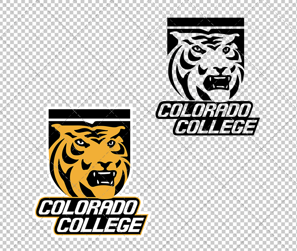 Colorado College Tigers Alternate 1978, Svg, Dxf, Eps, Png - SvgShopArt