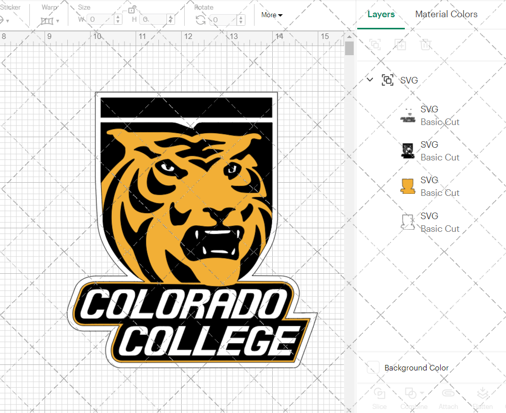 Colorado College Tigers Alternate 1978, Svg, Dxf, Eps, Png - SvgShopArt