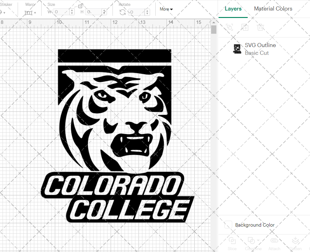 Colorado College Tigers Alternate 1978, Svg, Dxf, Eps, Png - SvgShopArt