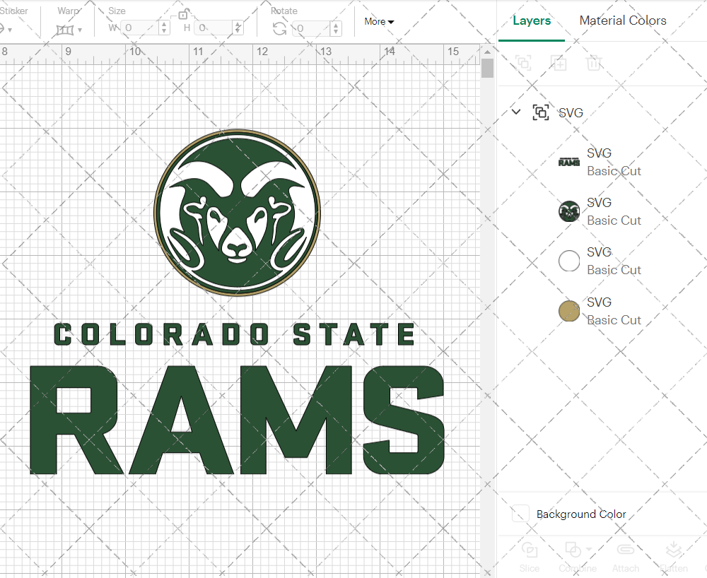 Colorado State Rams Secondary 2015 003, Svg, Dxf, Eps, Png - SvgShopArt