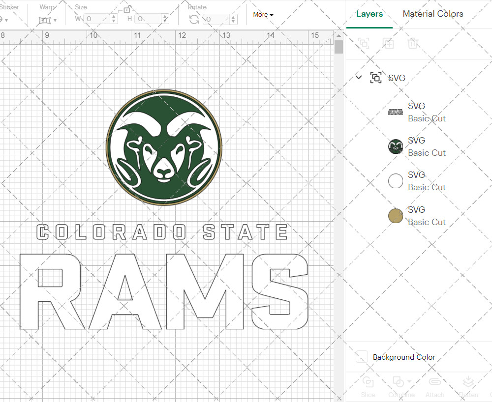 Colorado State Rams Secondary 2015 004, Svg, Dxf, Eps, Png - SvgShopArt