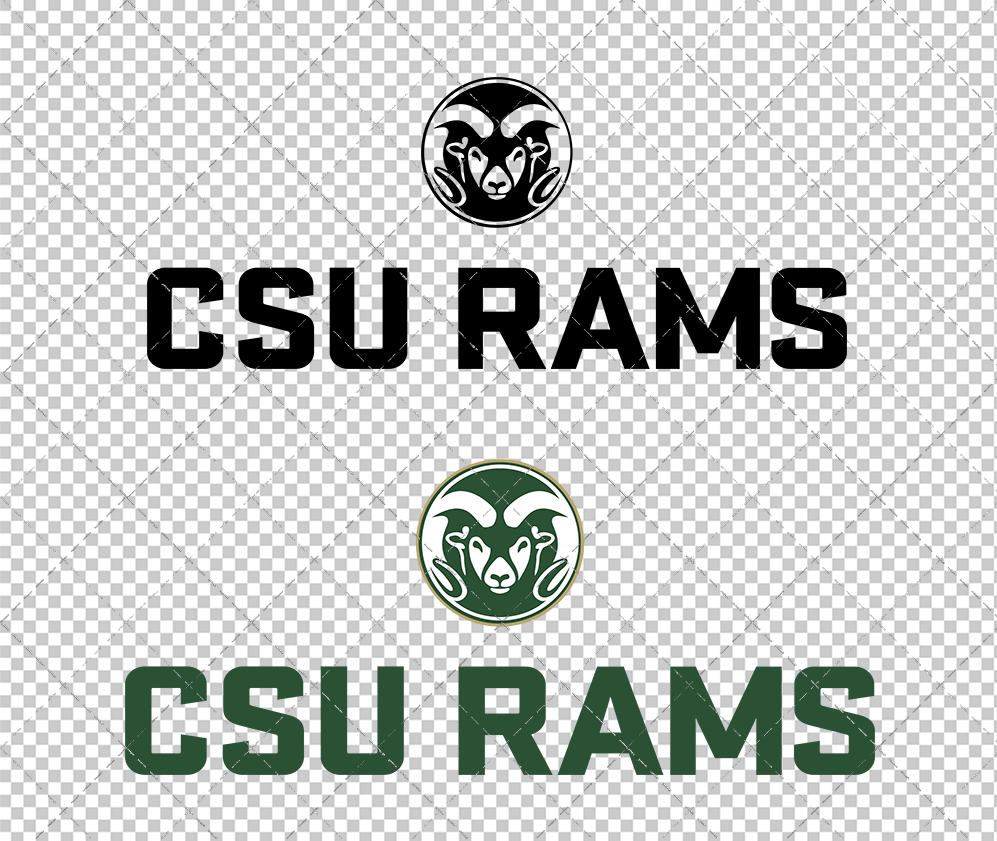 Colorado State Rams Secondary 2015 005, Svg, Dxf, Eps, Png - SvgShopArt