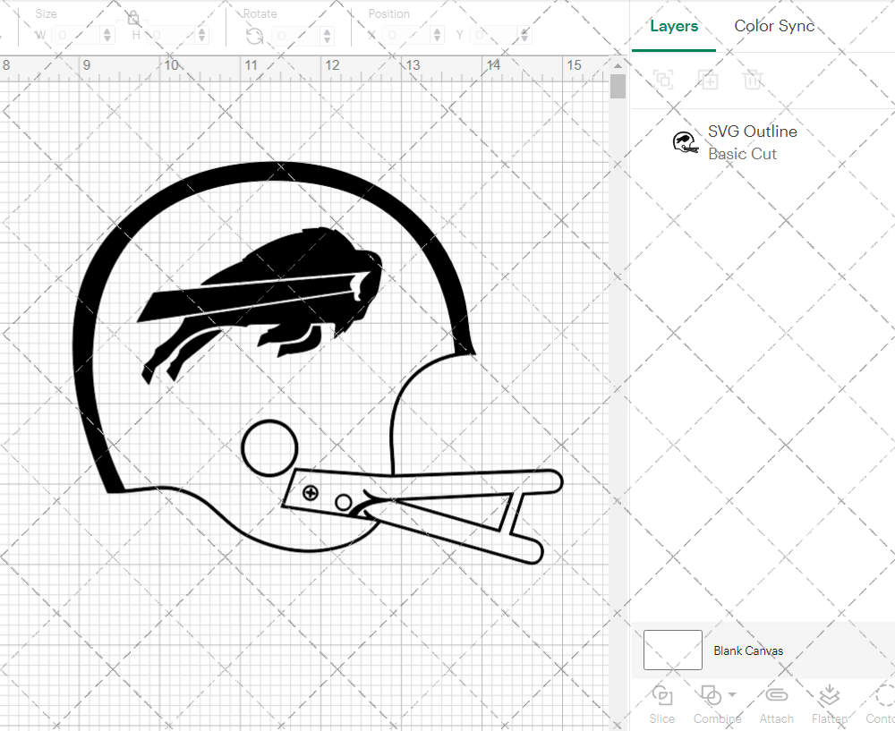 Buffalo Bills Helmet 1974, Svg, Dxf, Eps, Png - SvgShopArt