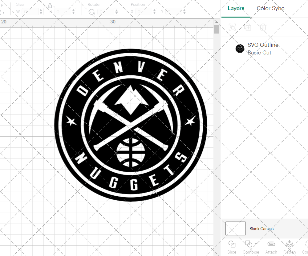 Denver Nuggets Concept 2018 004, Svg, Dxf, Eps, Png - SvgShopArt