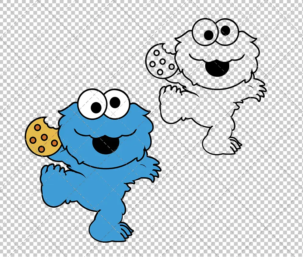 cookie-monster-baby-sesame-street-svg-dxf-eps-png-svgshopart for Free Printable Cookie Monster Labels Cookie Monster Baby - Sesame Street, Svg, Dxf, Eps, Png - SvgShopArt for Free Printable Cookie Monster Labels