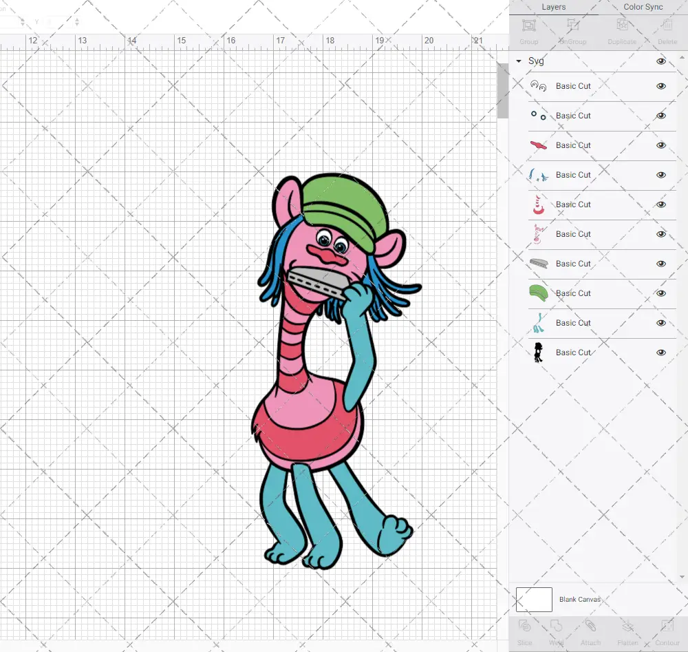 Cooper - Trolls 002, Svg, Dxf, Eps, Png SvgShopArt