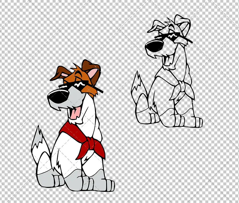 Dodger - Oliver and Company, Svg, Dxf, Eps, Png SvgShopArt