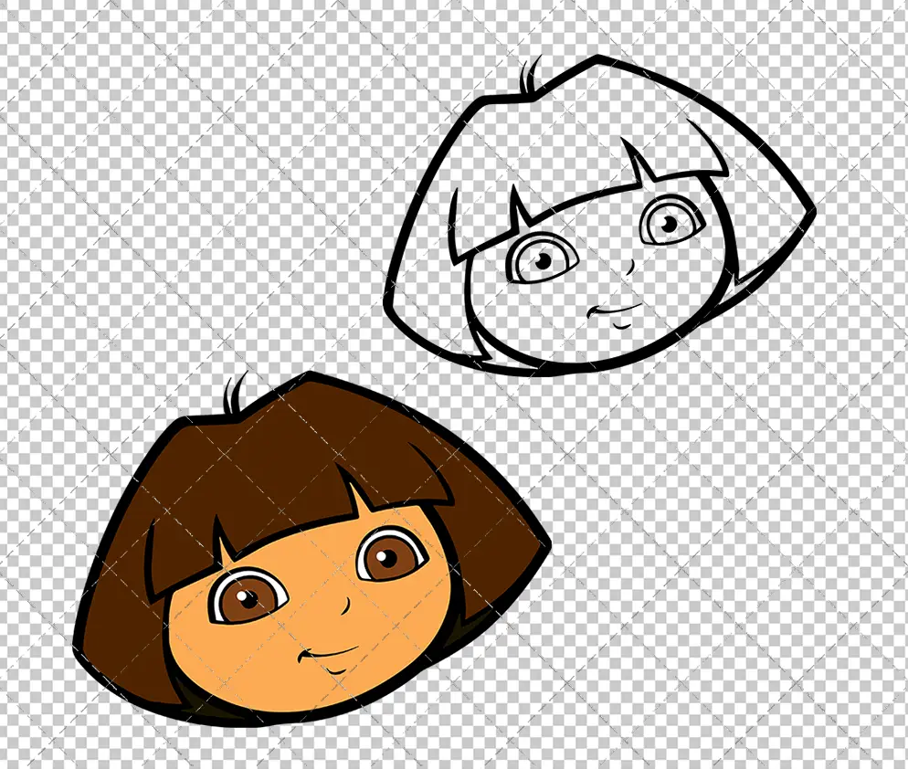 Dora - Dora the Explorer 002, Svg, Dxf, Eps, Png SvgShopArt