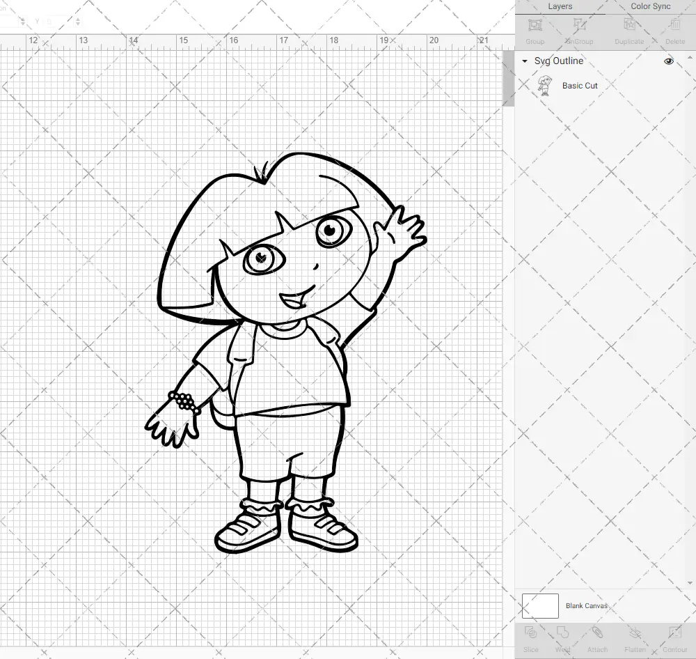 Dora - Dora the Explorer, Svg, Dxf, Eps, Png SvgShopArt