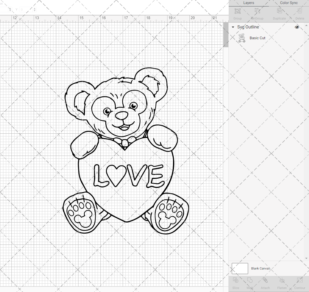 Duffy - Duffy and Friends 002, Svg, Dxf, Eps, Png SvgShopArt