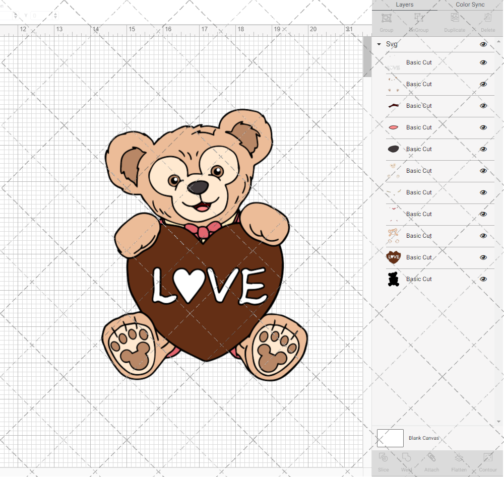 Duffy - Duffy and Friends 002, Svg, Dxf, Eps, Png SvgShopArt