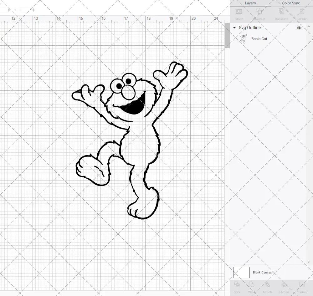 Elmo - Sesame Street, Svg, Dxf, Eps, Png SvgShopArt