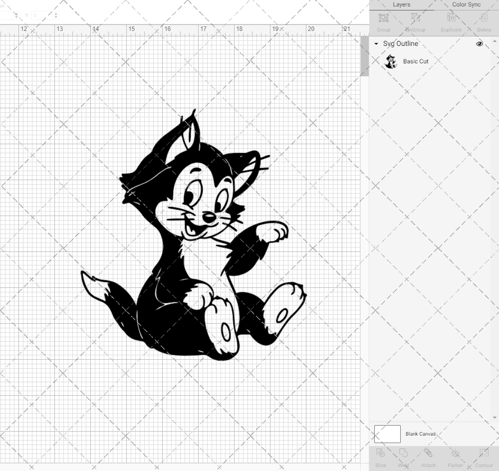 Figaro - Pinocchio, Svg, Dxf, Eps, Png SvgShopArt