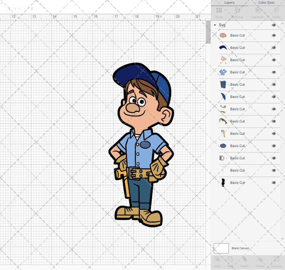 Fix-it Felix - Wreck-It Ralph, Svg, Dxf, Eps, Png SvgShopArt