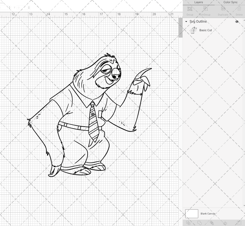 Flash The Sloth - Zootopia, Svg, Dxf, Eps, Png SvgShopArt