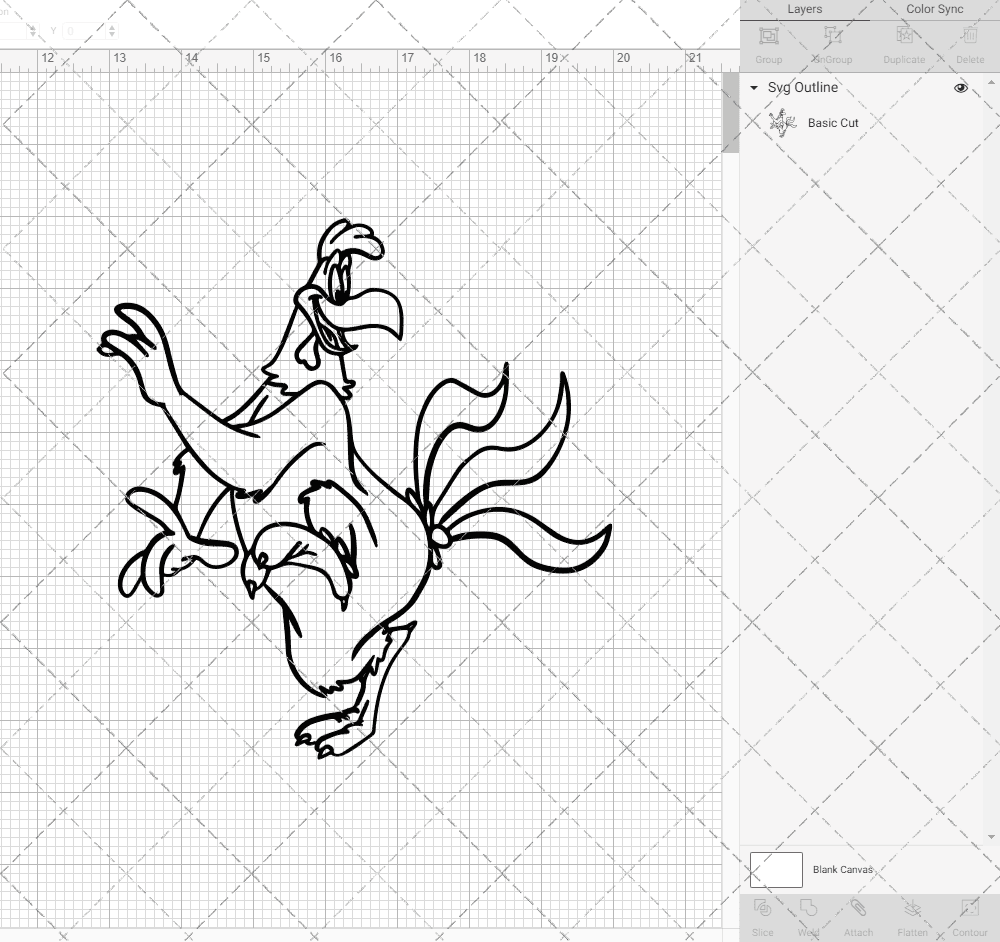 Foghorn Leghorn - Looney Tunes 003, Svg, Dxf, Eps, Png SvgShopArt