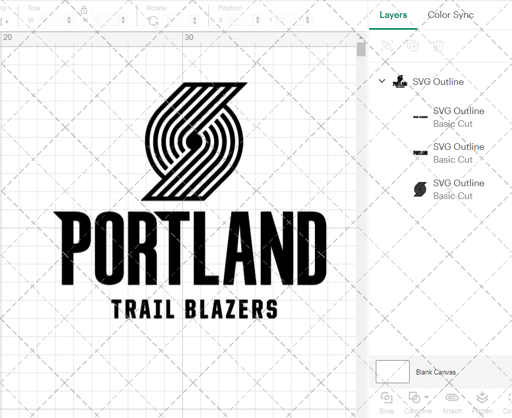 Portland Trail Blazers Concept 2017 004, Svg, Dxf, Eps, Png - SvgShopArt