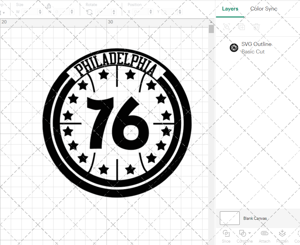 Philadelphia 76ers Circle 1997, Svg, Dxf, Eps, Png - SvgShopArt
