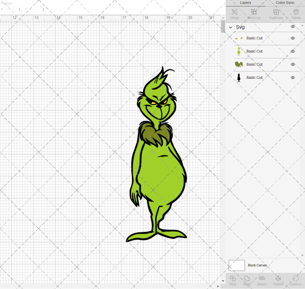 The Grinch 003, Svg, Dxf, Eps, Png - SvgShopArt