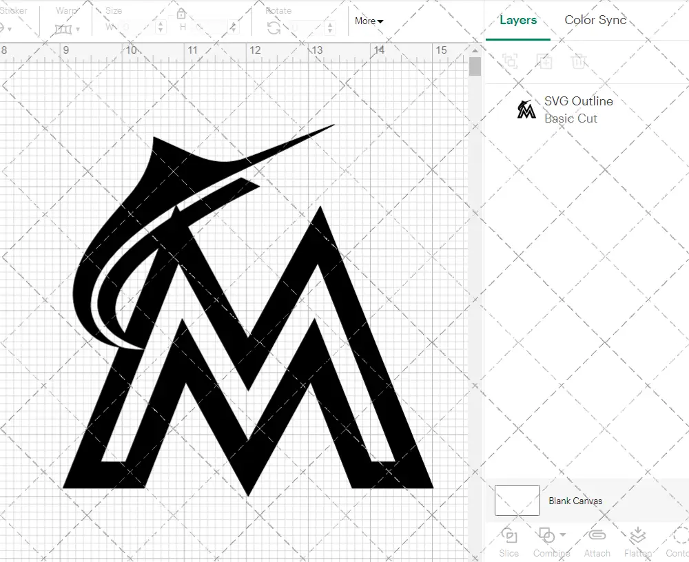 Miami Marlins Cap 2012, Svg, Dxf, Eps, Png - SvgShopArt