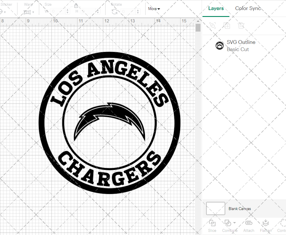 Los Angeles Chargers Circle 2017 002, Svg, Dxf, Eps, Png - SvgShopArt