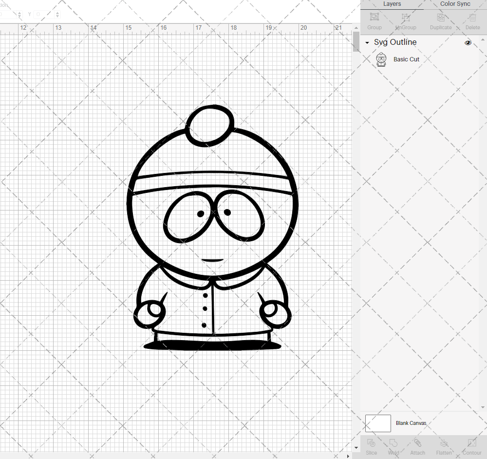 Stan Marsh - South Park, Svg, Dxf, Eps, Png - SvgShopArt